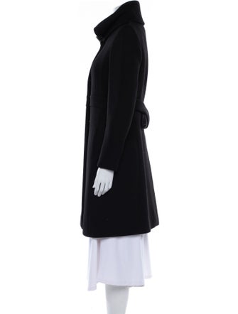 SportMax Virgin Wool Faux Fur Coat