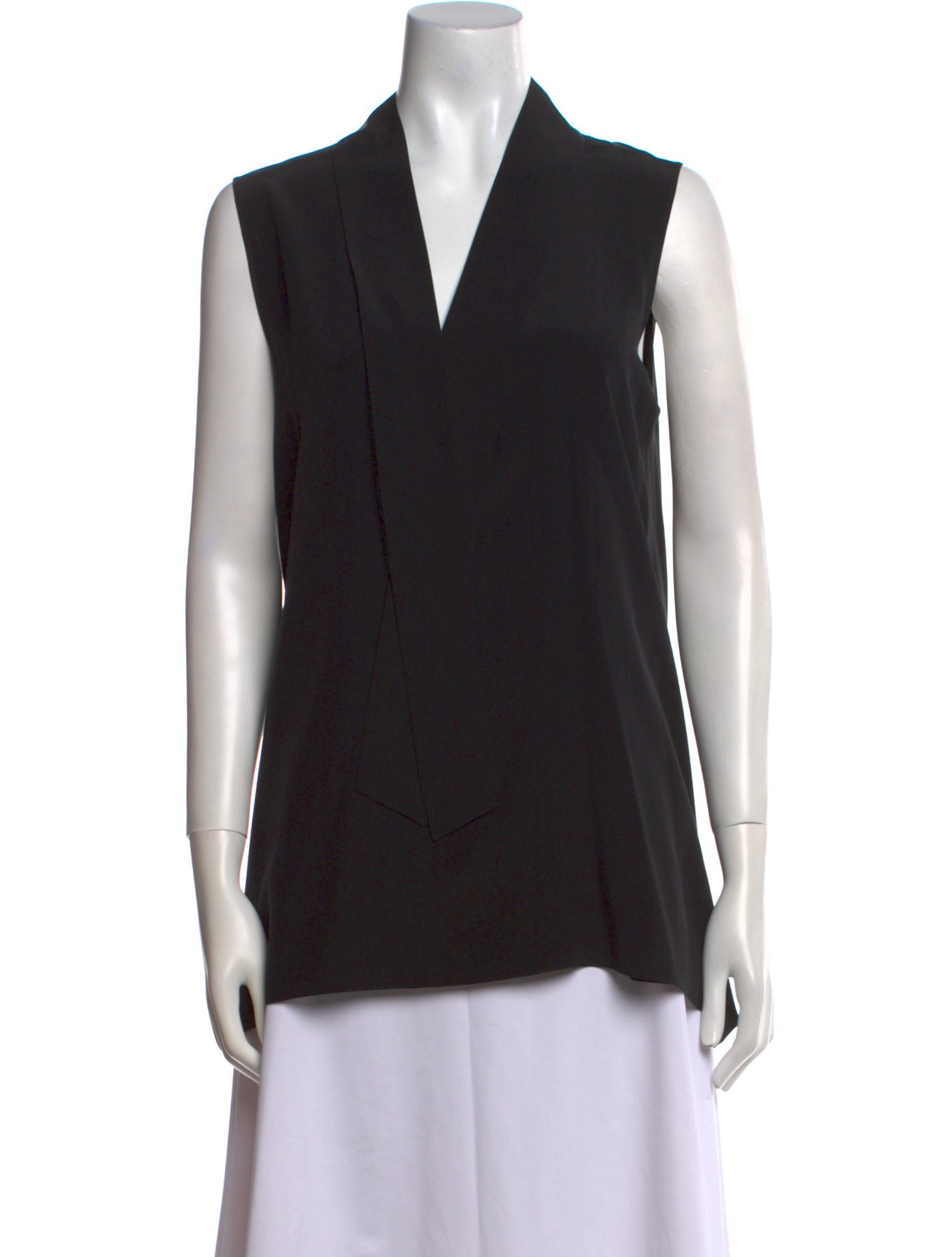 SportMax Silk V-Neck Blouse