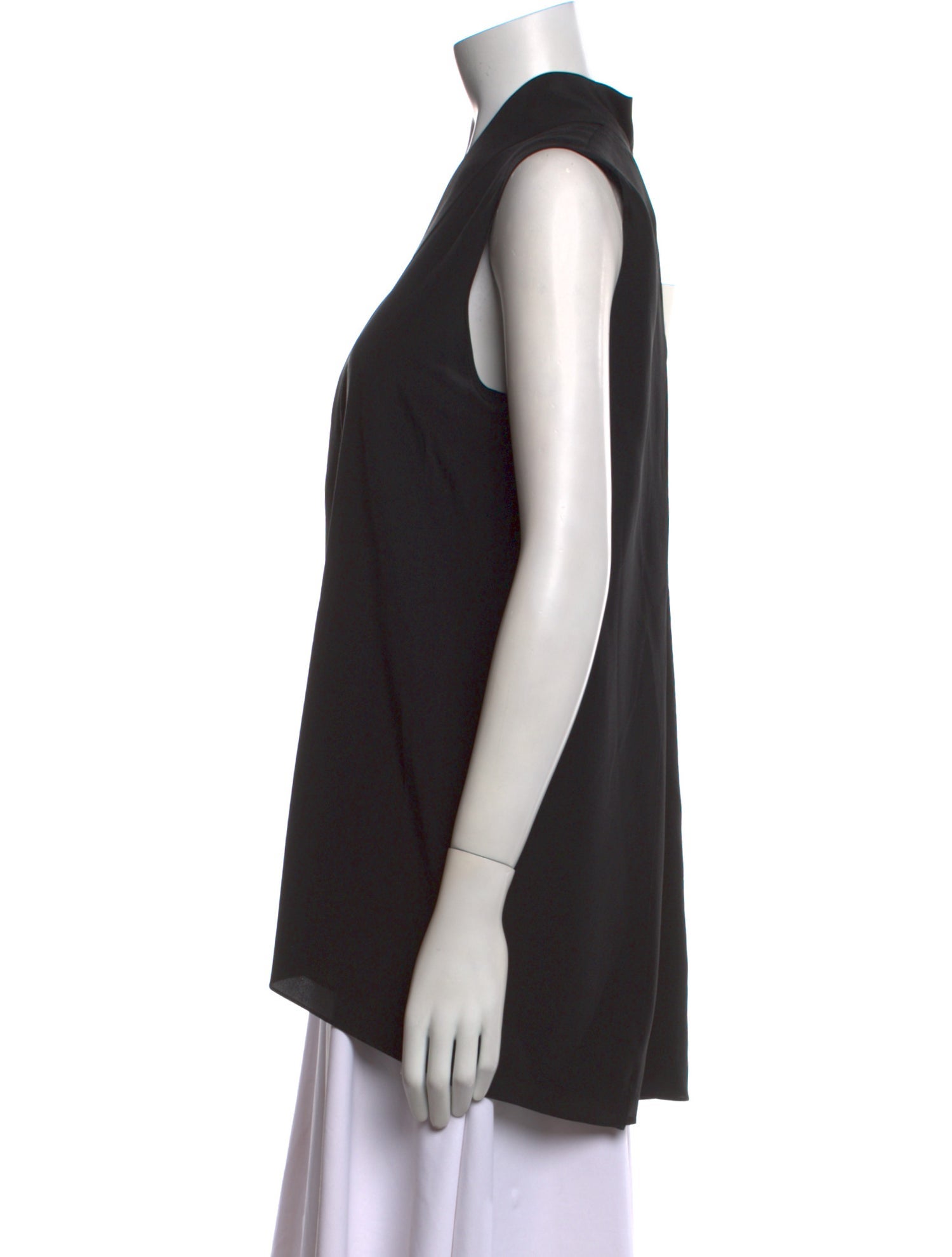 SportMax Silk V-Neck Blouse