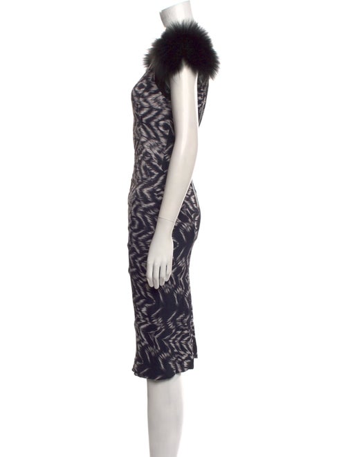 SportMax Printed Midi Length Dress