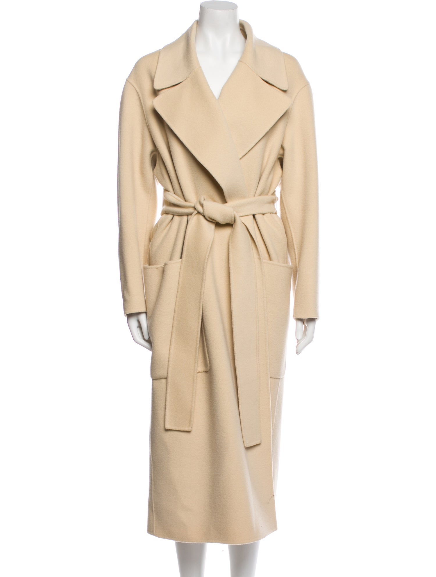 SportMax Virgin Wool Trench Coat