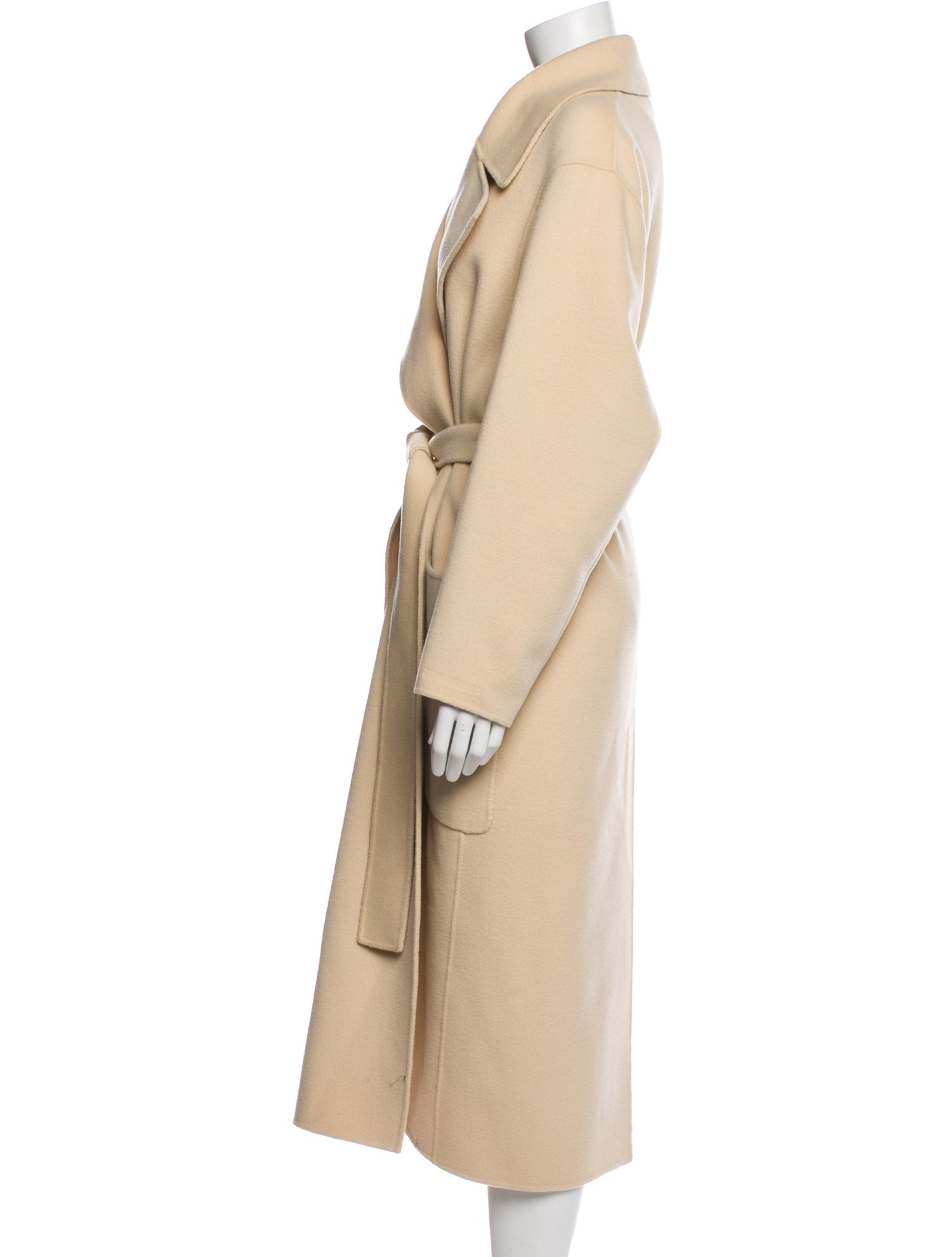 SportMax Virgin Wool Trench Coat