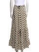 SportMax Striped Long Skirt