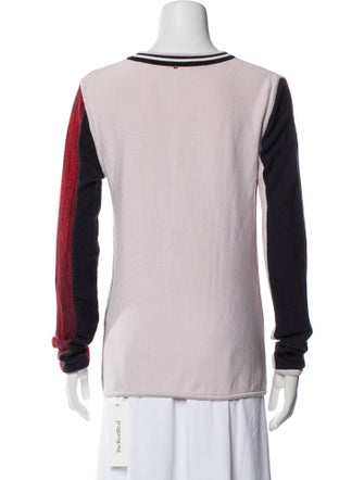 SportMax Virgin Wool Striped Sweater