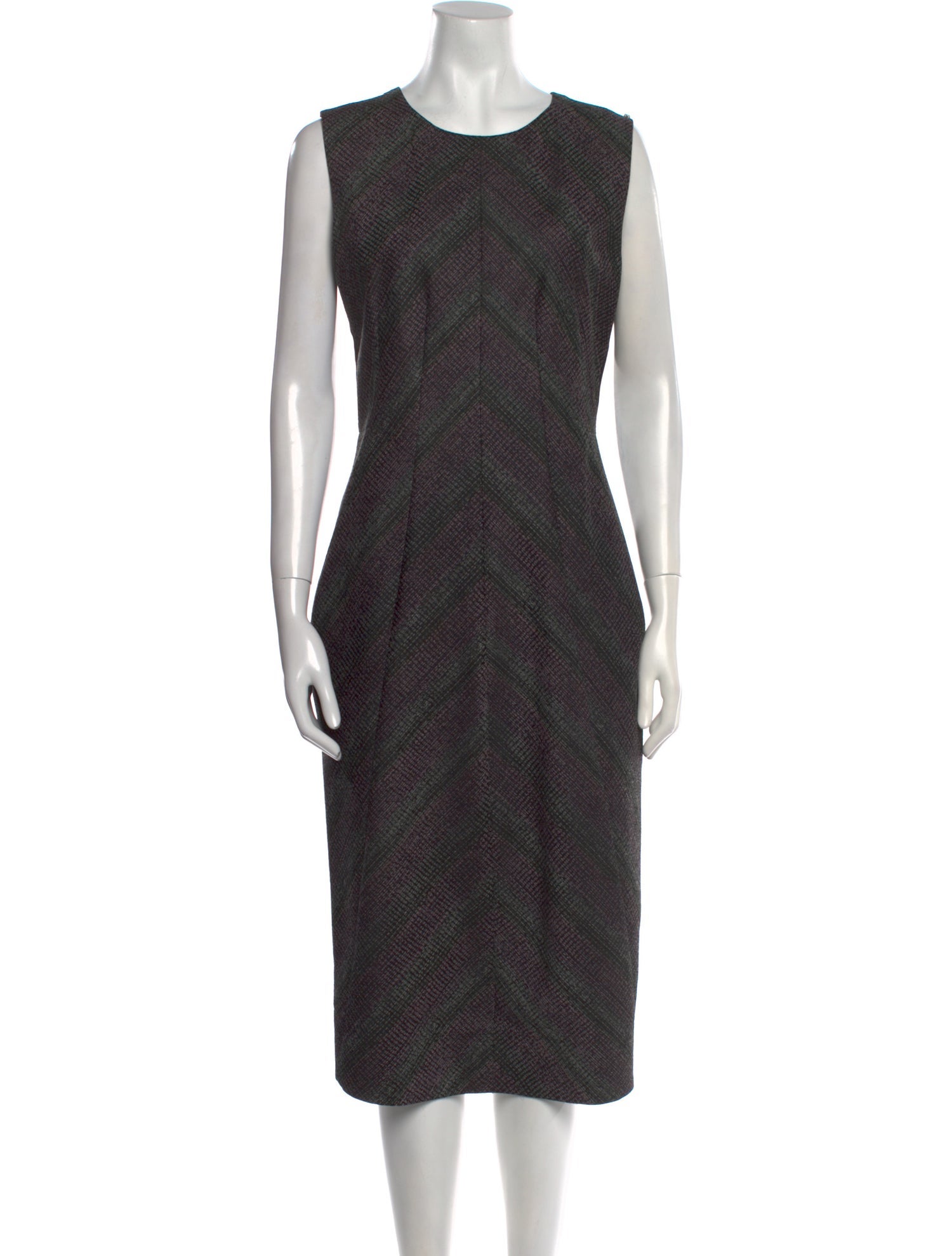 SportMax Virgin Wool Midi Length Dress