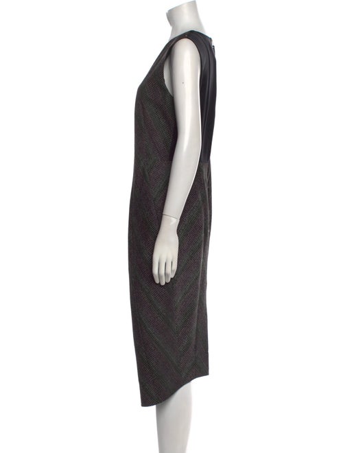 SportMax Virgin Wool Midi Length Dress