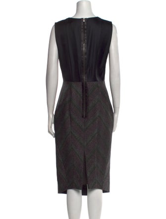 SportMax Virgin Wool Midi Length Dress