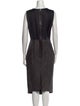 SportMax Virgin Wool Midi Length Dress