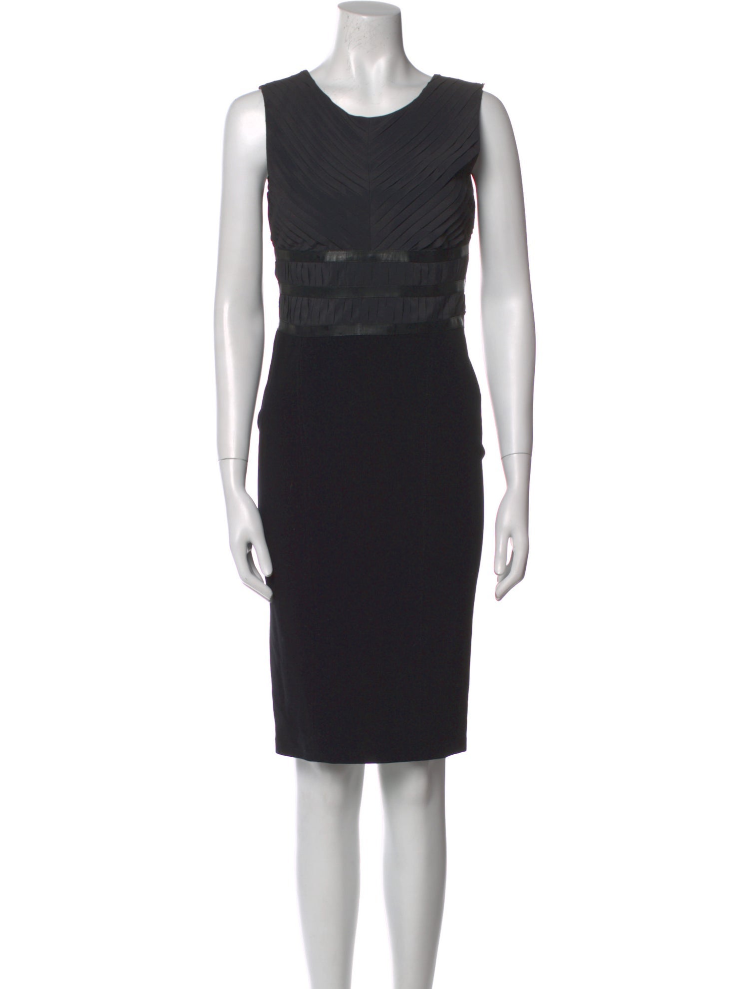 SportMax Scoop Neck Knee-Length Dress