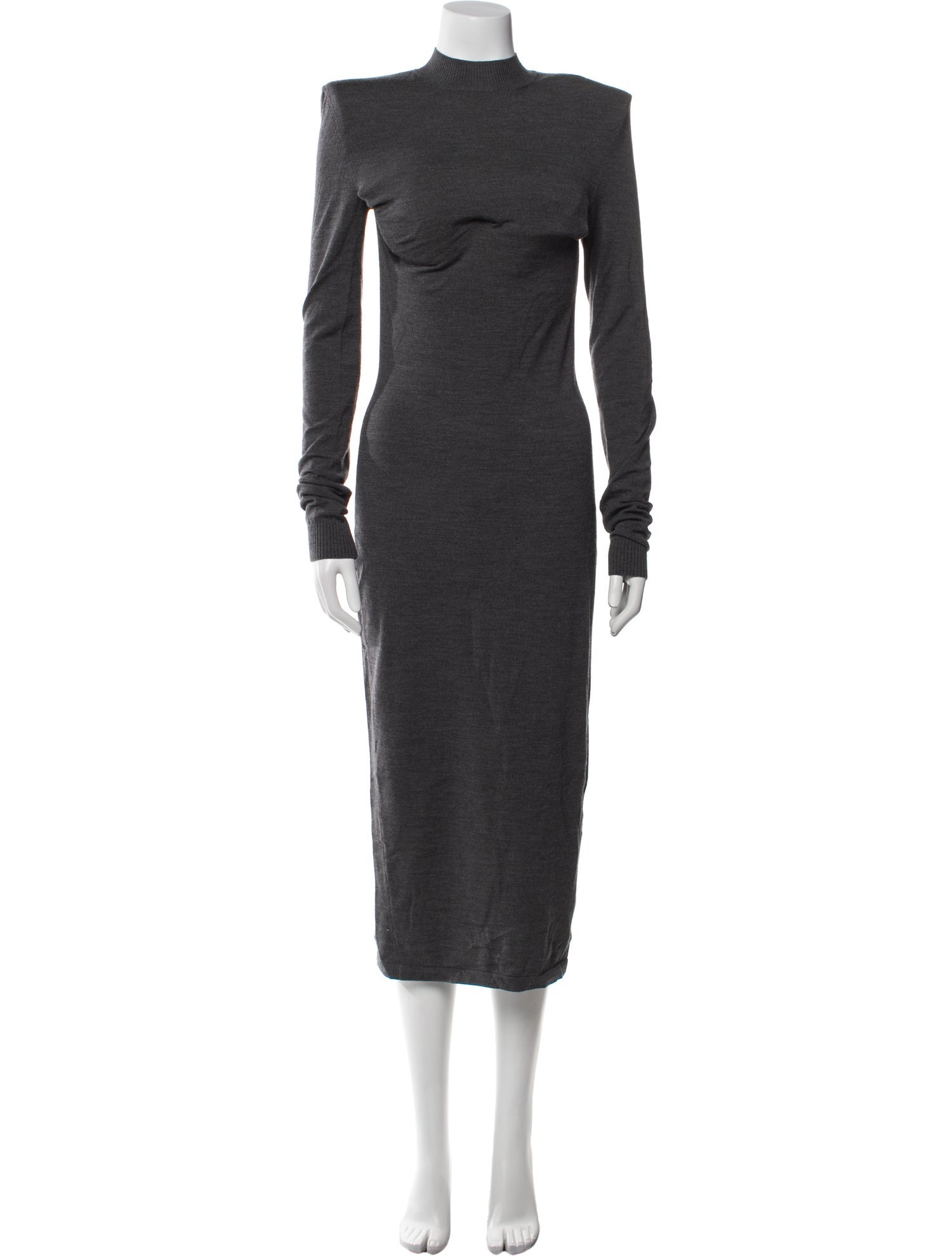SportMax Virgin Wool Long Dress