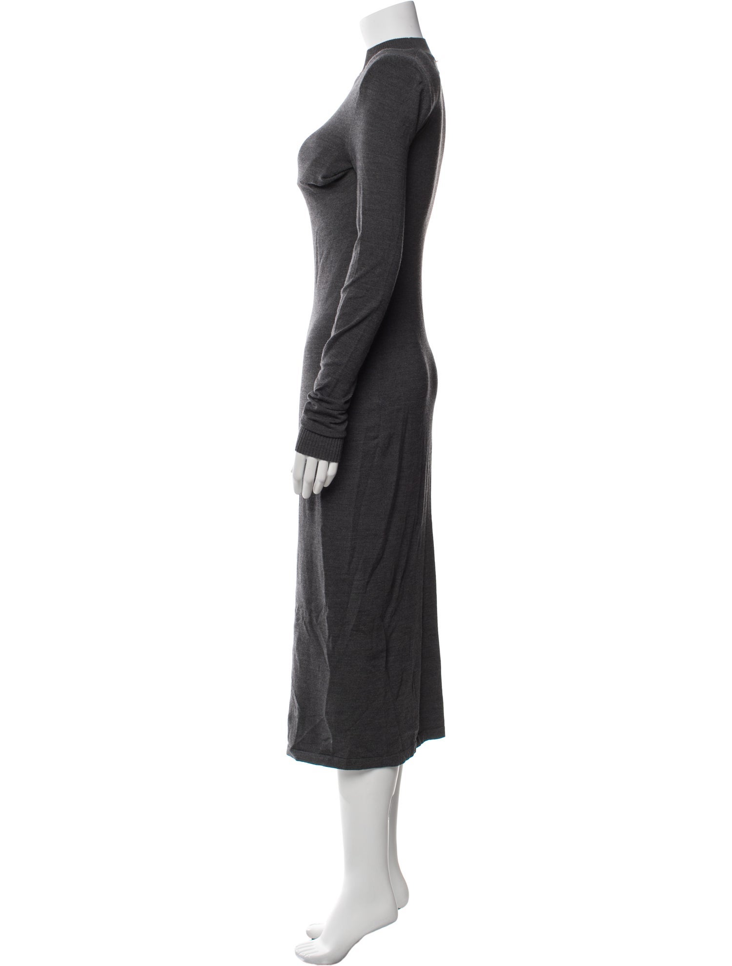 SportMax Virgin Wool Long Dress