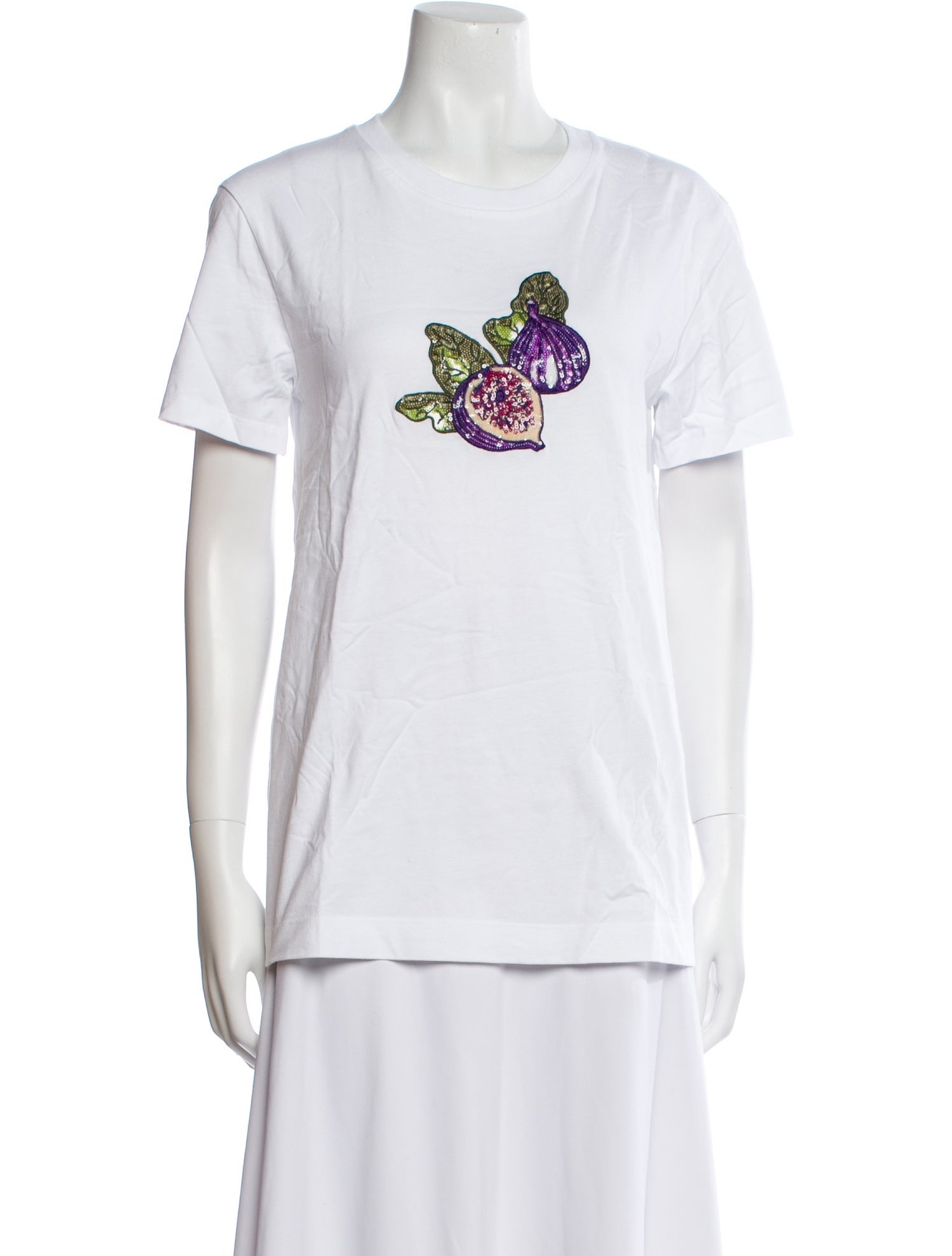 SportMax Graphic Print Crew Neck T-Shirt