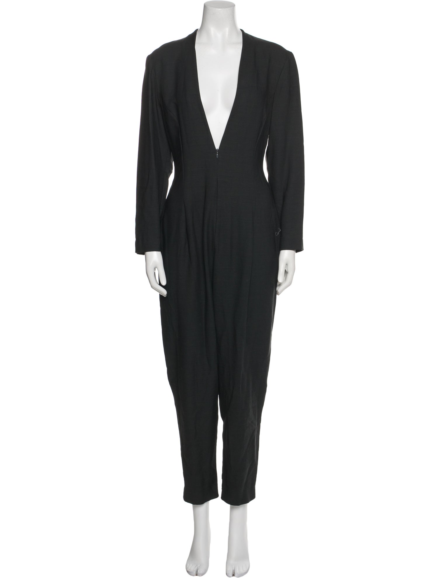 SportMax Plunge Neckline Jumpsuit