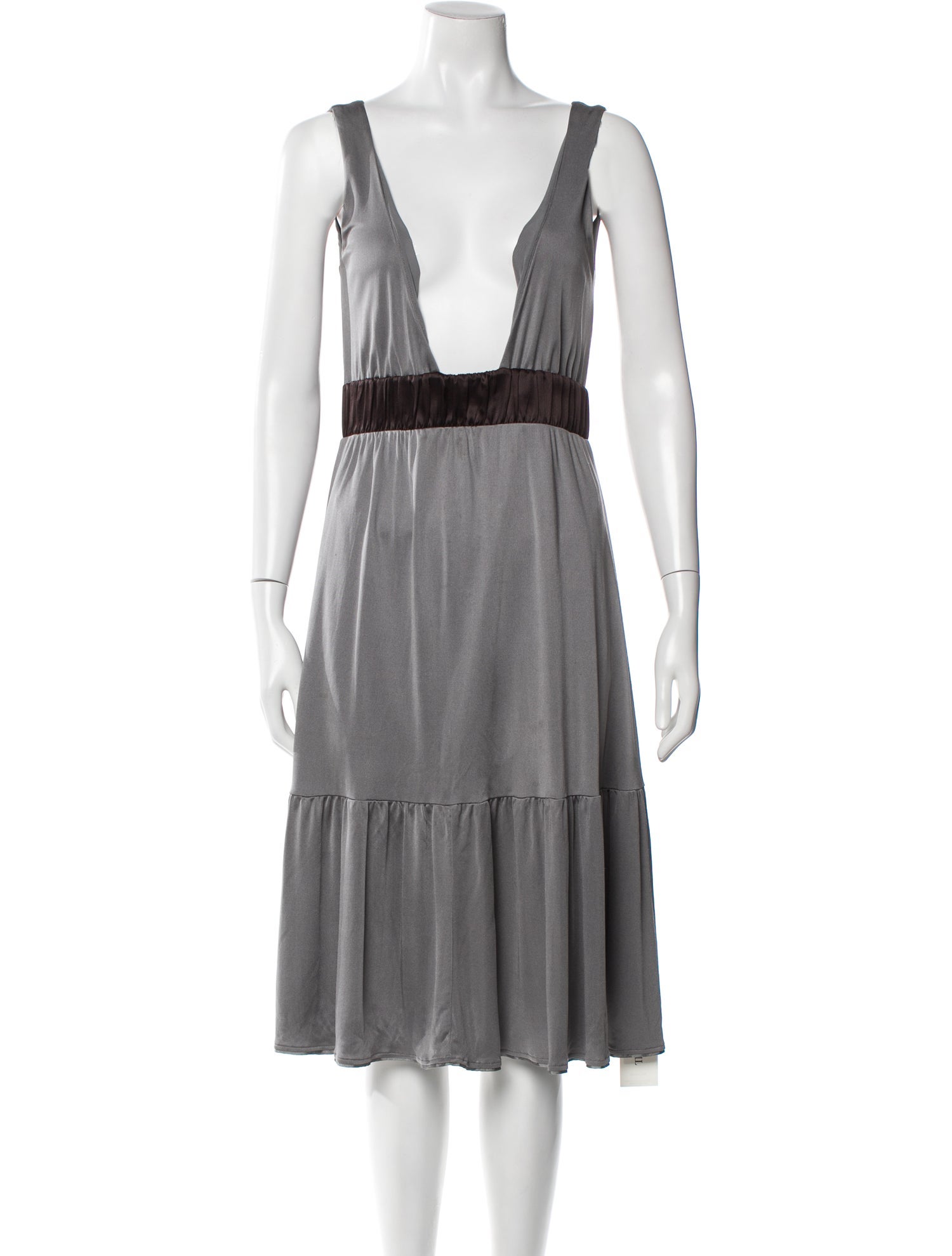 SportMax Silk Midi Length Dress