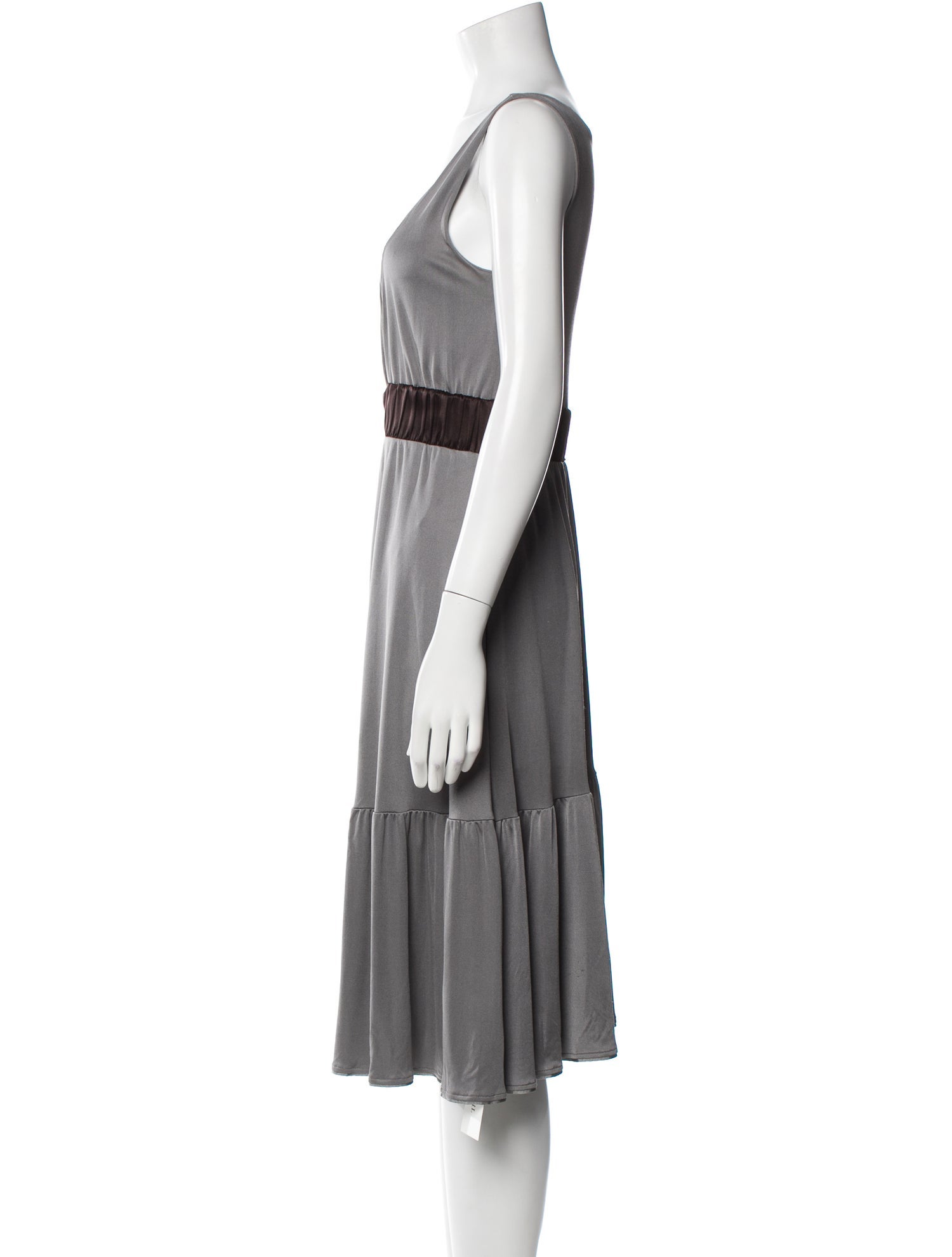 SportMax Silk Midi Length Dress