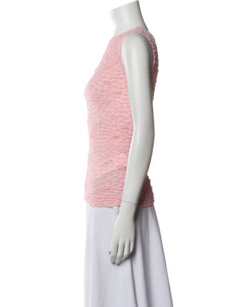 SportMax Bateau Neckline Sleeveless Top