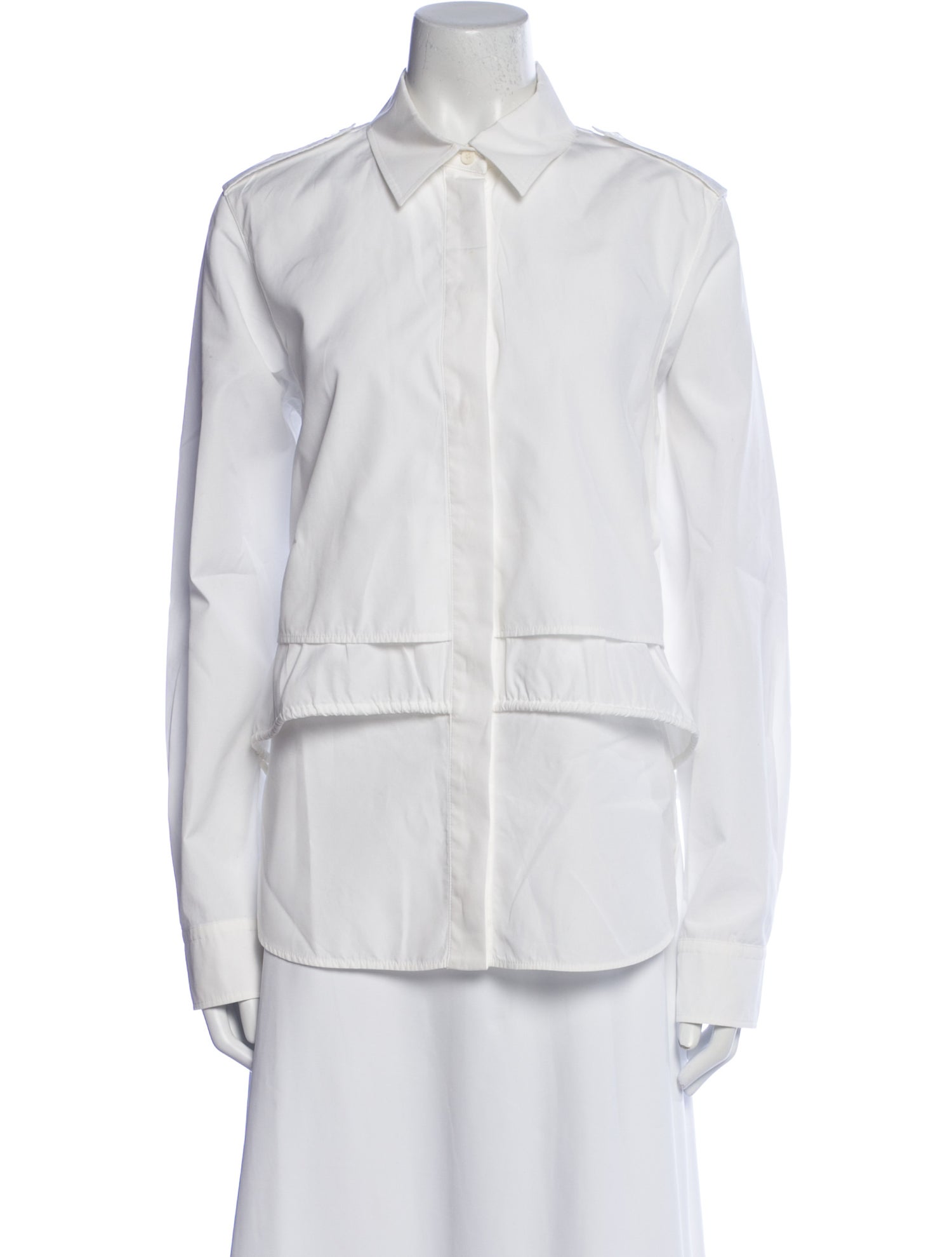 SportMax Long Sleeve Button-Up Top