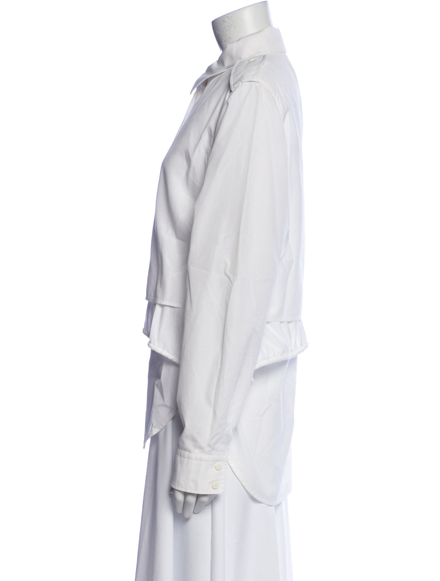 SportMax Long Sleeve Button-Up Top
