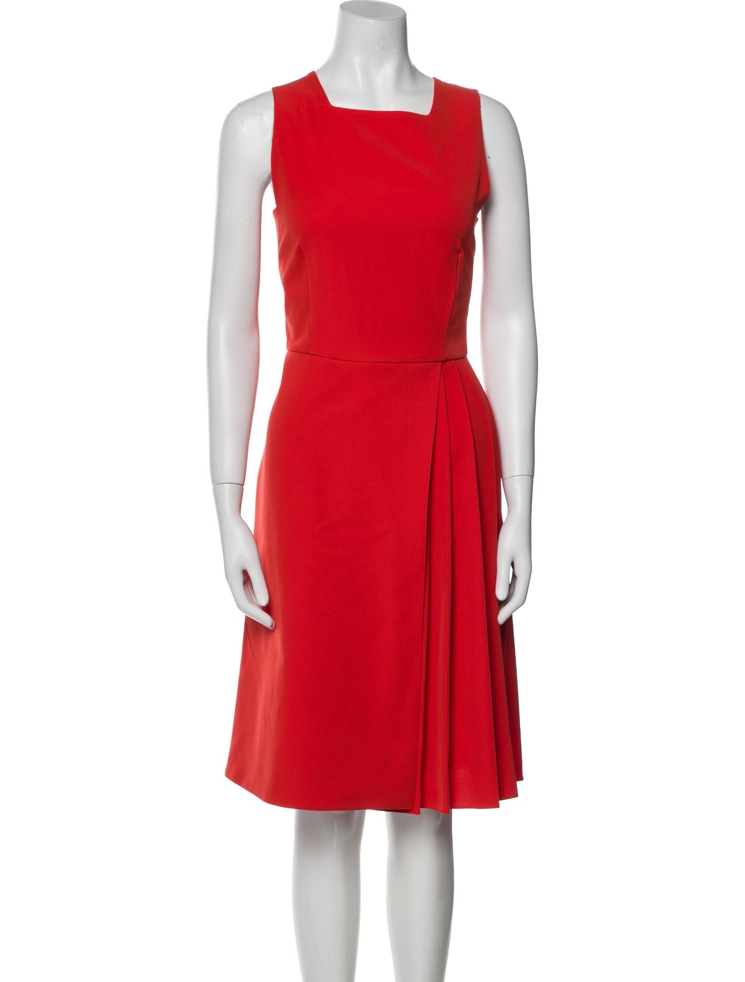 SportMax Square Neckline Knee-Length Dress w/ Tags