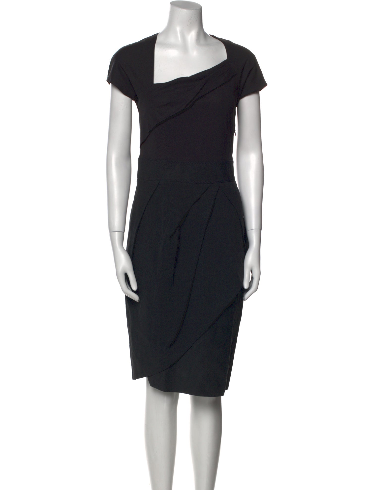 SportMax Asymmetrical Knee-Length Dress