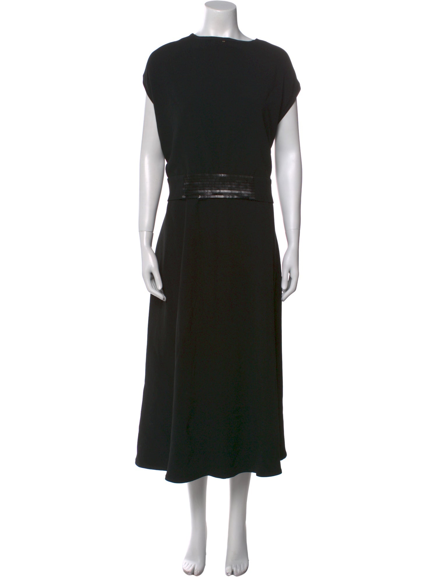 SportMax Bateau Neckline Long Dress