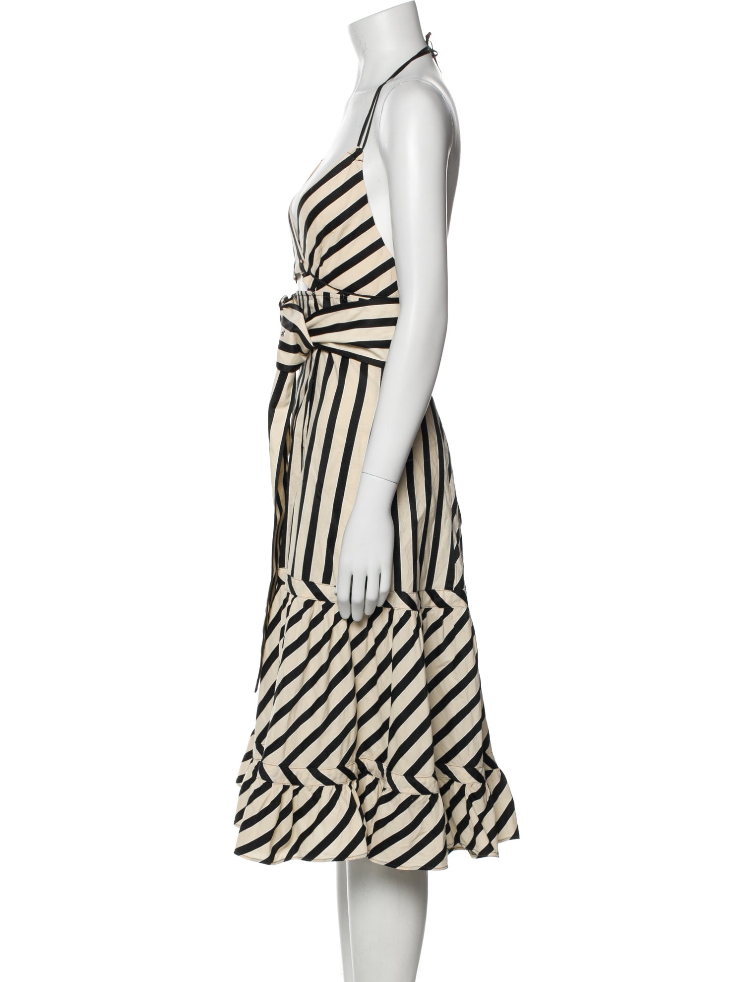 SportMax Striped Midi Length Dress
