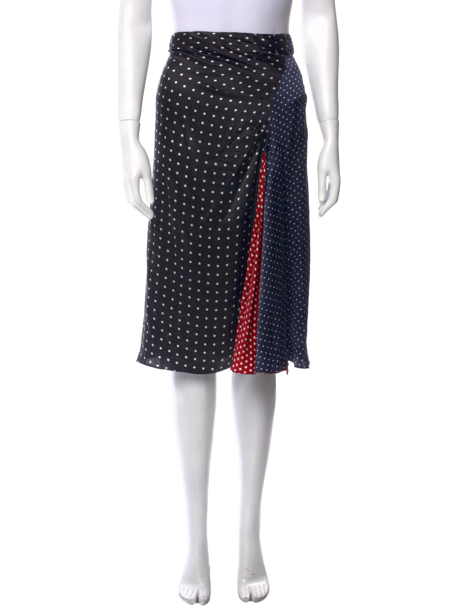 SportMax Silk Knee-Length Skirt