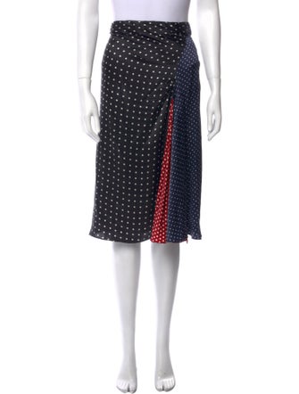 SportMax Silk Knee-Length Skirt