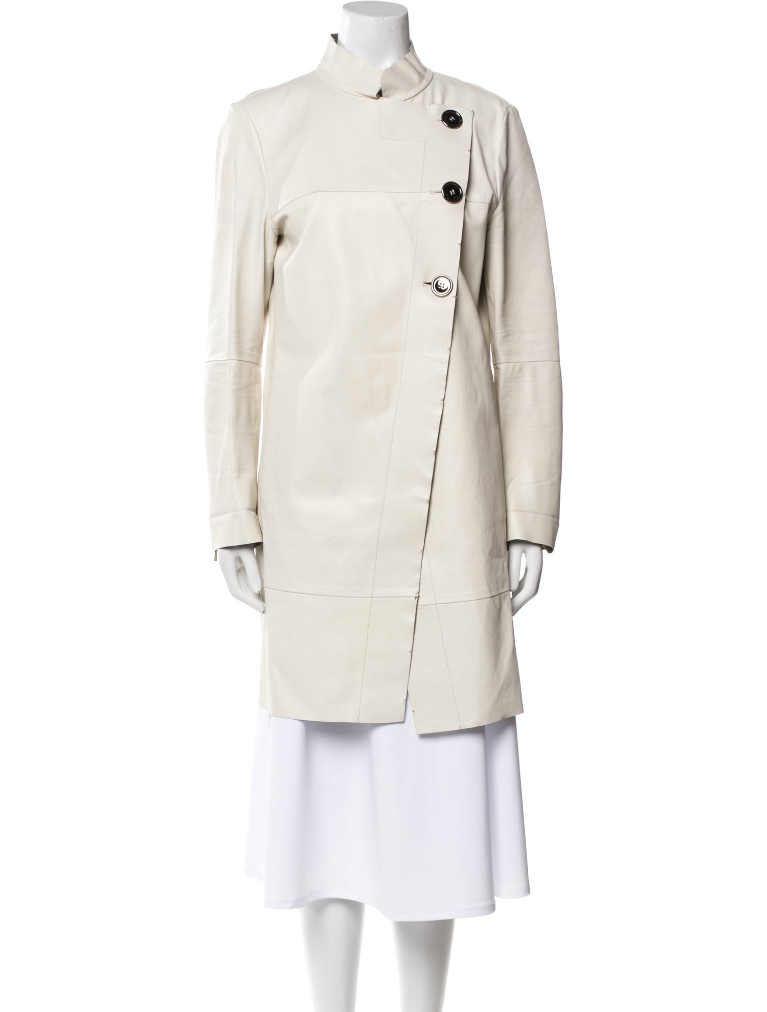 SportMax Lamb Leather Coat