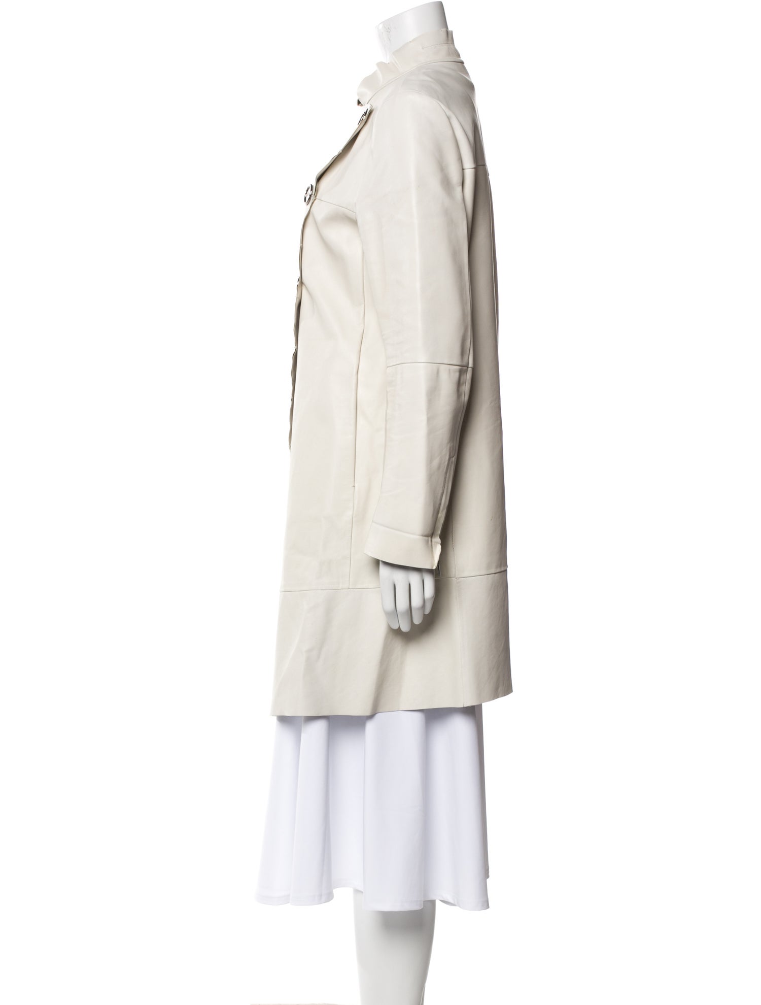 SportMax Lamb Leather Coat