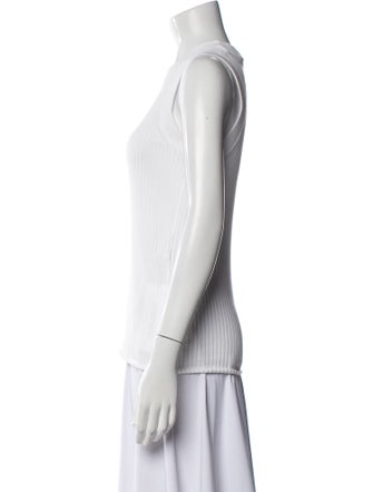 SportMax Crew Neck Sleeveless Top