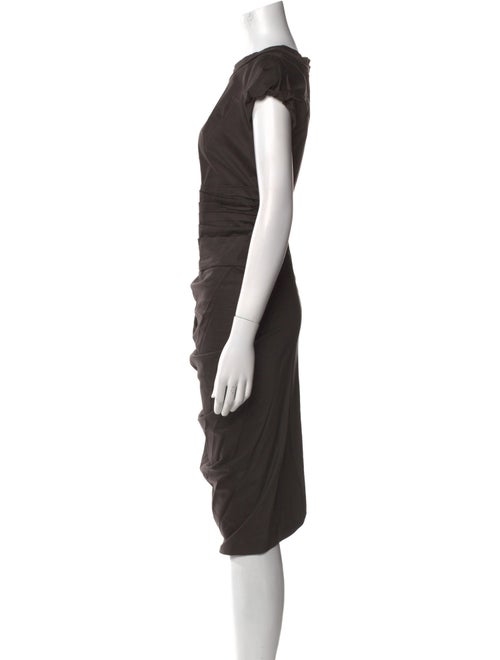 SportMax Bateau Neckline Midi Length Dress