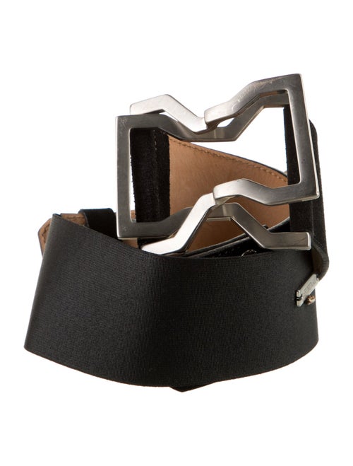 SportMax Wide Suede Waist Belt
