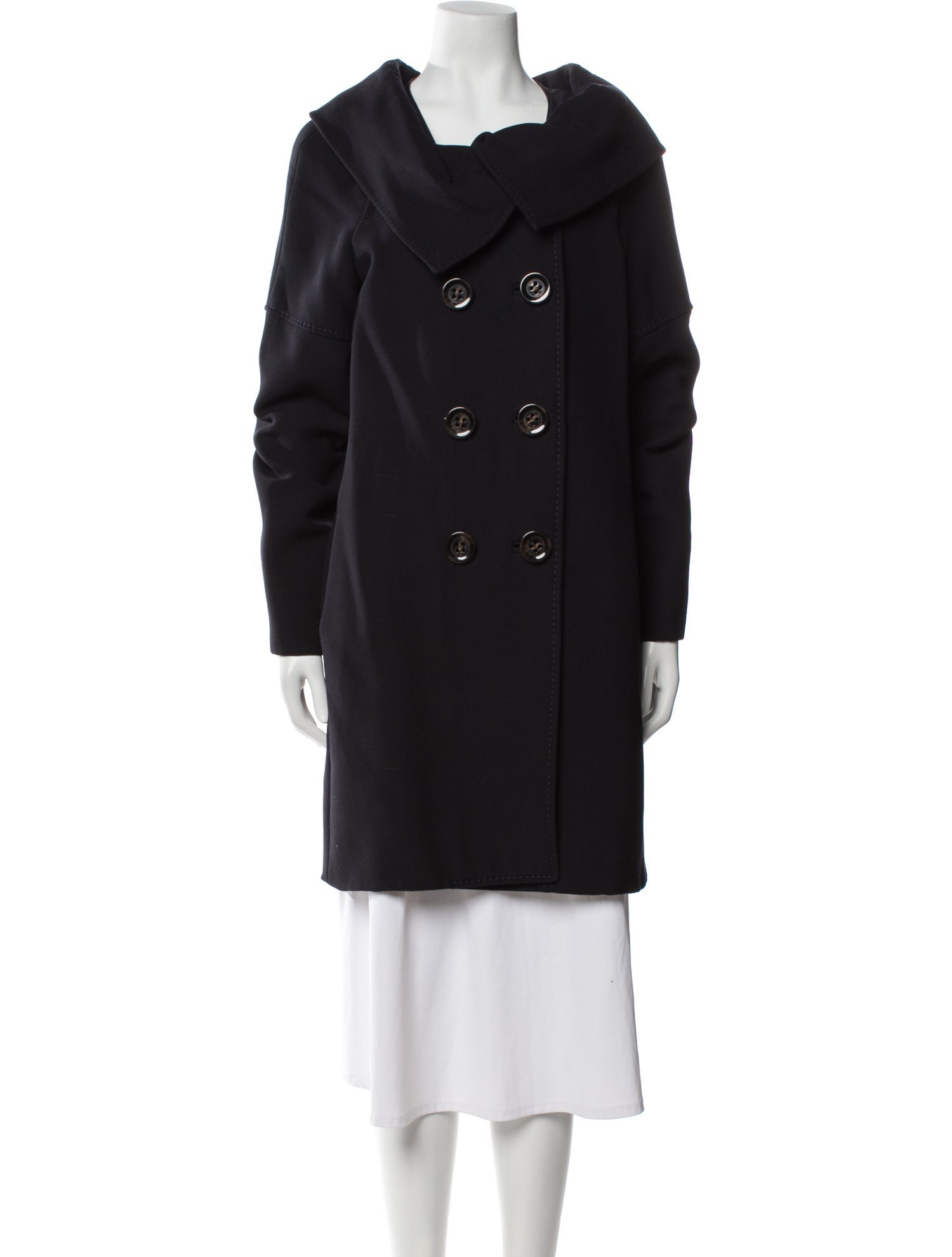 SportMax Virgin Wool Peacoat
