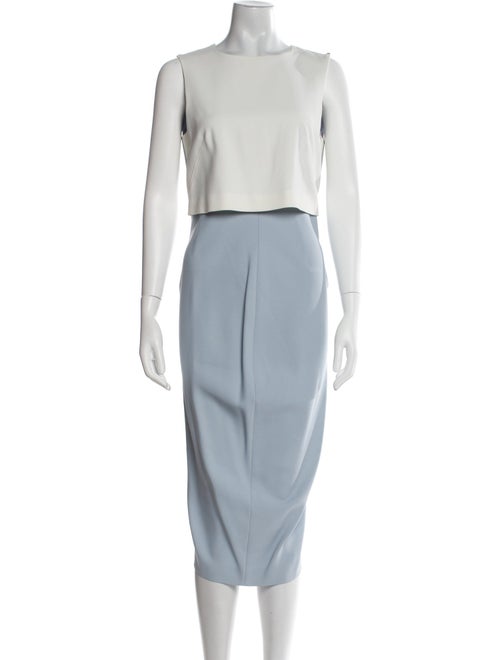 SportMax Bateau Neckline Midi Length Dress