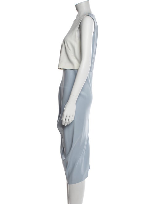 SportMax Bateau Neckline Midi Length Dress