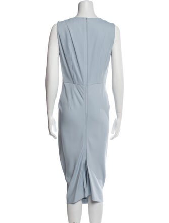 SportMax Bateau Neckline Midi Length Dress