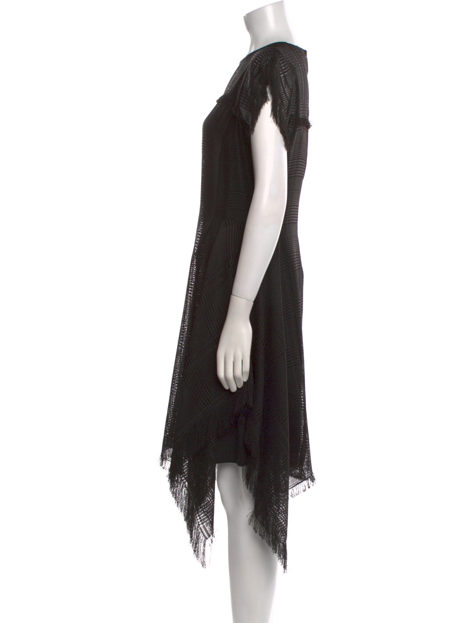 SportMax Crew Neck Midi Length Dress