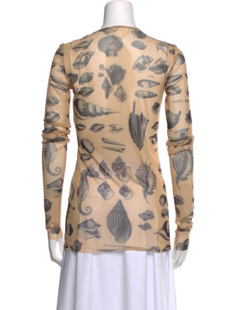 SportMax Printed Crew Neck Sweatshirt