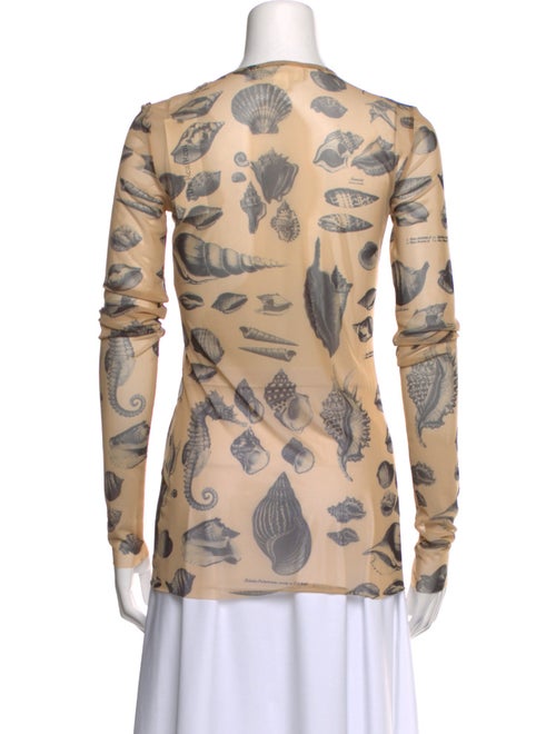 SportMax Printed Crew Neck Sweatshirt