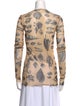 SportMax Printed Crew Neck Sweatshirt
