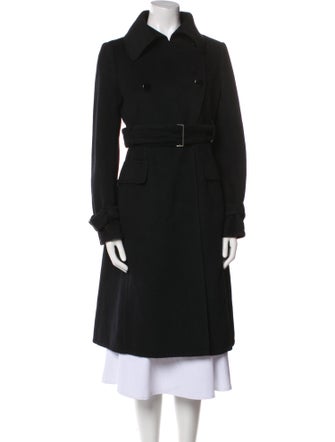 SportMax Angora Trench Coat