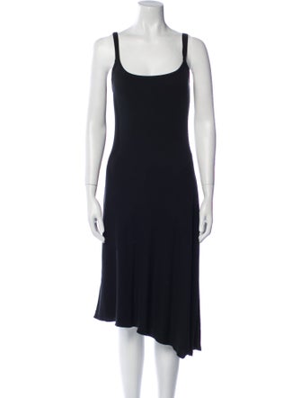 SportMax Scoop Neck Midi Length Dress