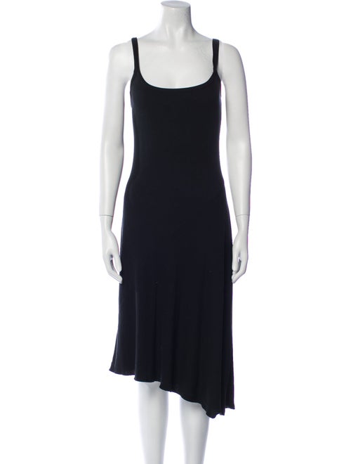 SportMax Scoop Neck Midi Length Dress
