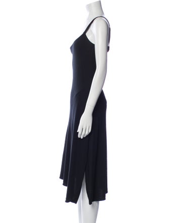 SportMax Scoop Neck Midi Length Dress