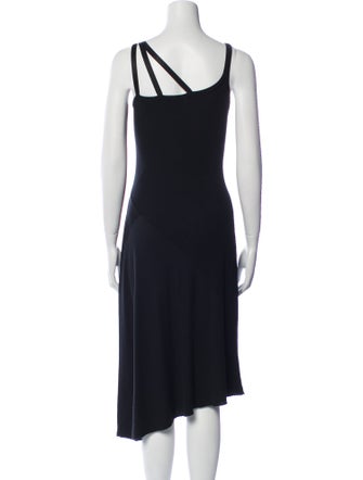 SportMax Scoop Neck Midi Length Dress
