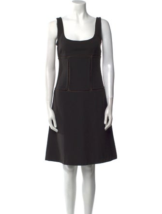 SportMax Virgin Wool Knee-Length Dress