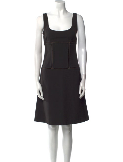 SportMax Virgin Wool Knee-Length Dress