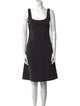 SportMax Virgin Wool Knee-Length Dress