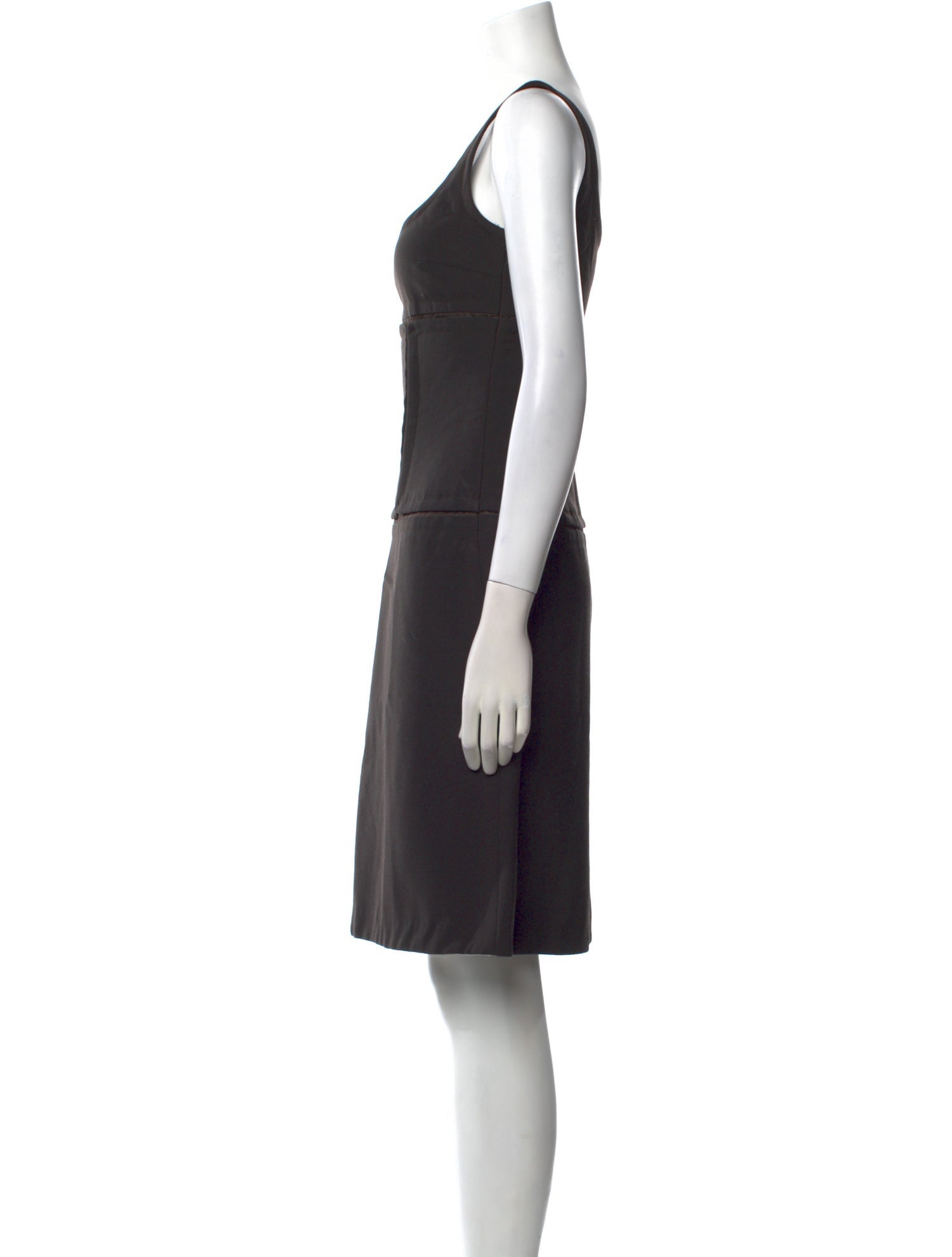 SportMax Virgin Wool Knee-Length Dress